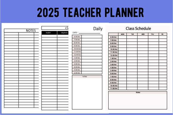 2025 Teacher Planner Kdp Interior: A Strategic Tool for Educators and Professionals