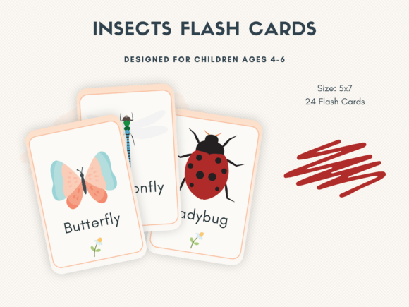 24 Printable 5x7 Cards for Kids Ages 4-6