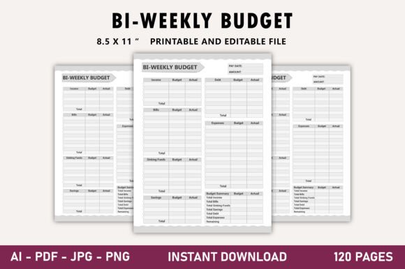 BI-Weekly Budget Planner KDP Interior: A Comprehensive Guide for Content Creators