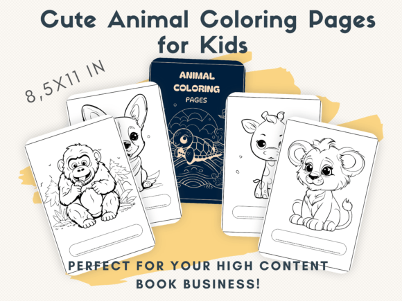 Cute Animal Coloring Pages for Kids: A Creative and Educational Tool