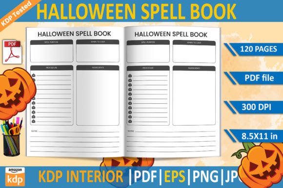 Halloween Spell Book - KDP Interior