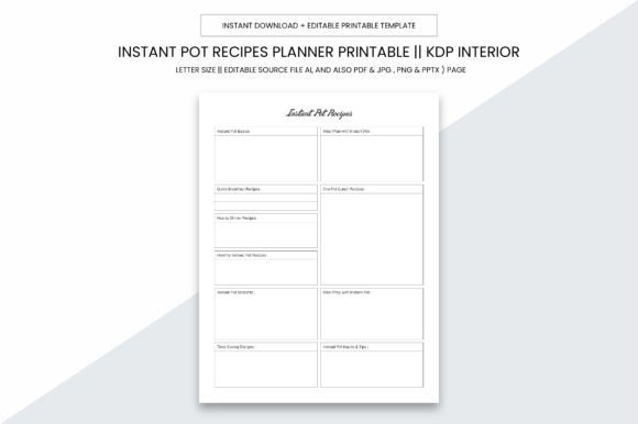 Instant Pot Recipes Kdp Planner: A Comprehensive Guide for Creators and Businesses