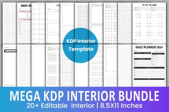 Mega KDP Interior Template Bundle: A Comprehensive Guide