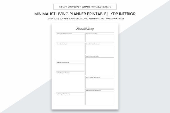 Minimalist Living Kdp Planner: A Practical Tool for Simplified Organization
