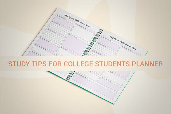 Study Tips for College Students Planner