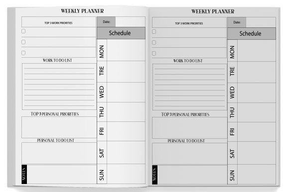 Weekly Planner Works KDP IPrintable: A Practical Tool for Organizing Your Life
