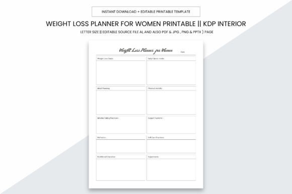 Weight Loss Planner for Women Planner: Your Ultimate Tool for Tracking Progress